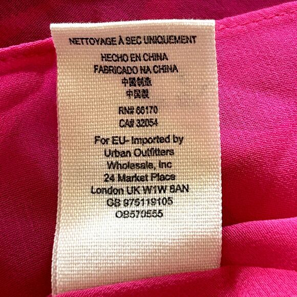 FREE PEOPLE Summer Nights Floral Pink Fuchsia Teal Maxi Dress Size Small - Picture 13 of 16